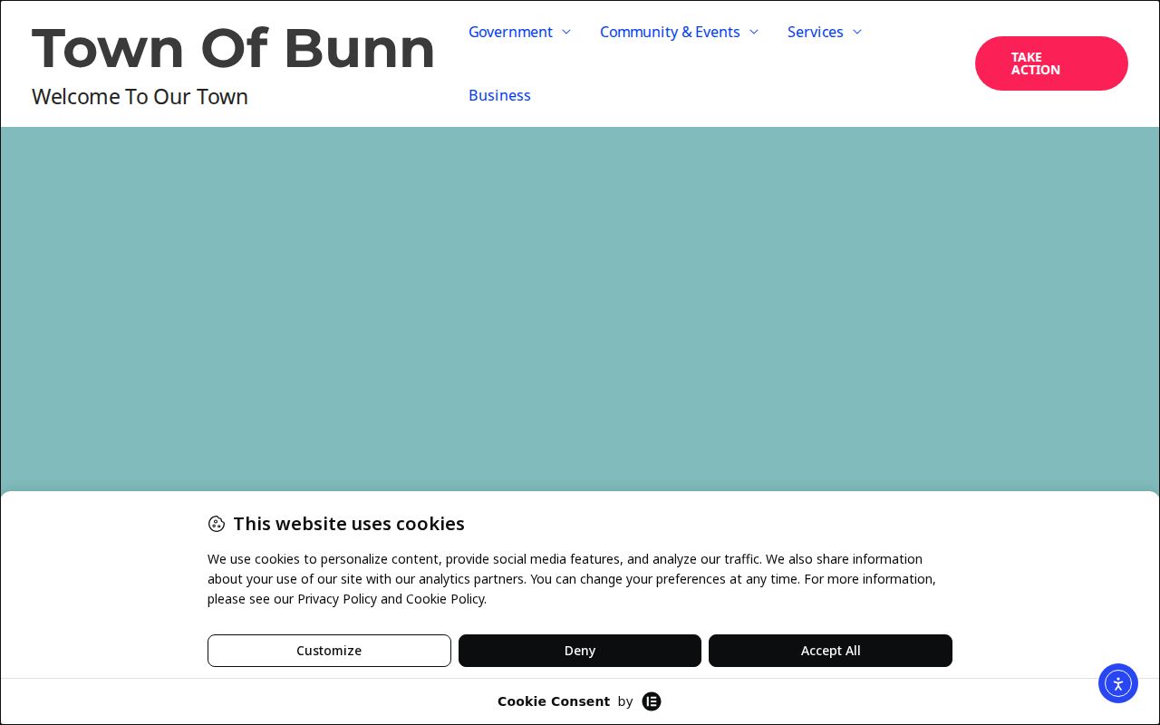 Bunn court records civic context from the Town of Bunn
