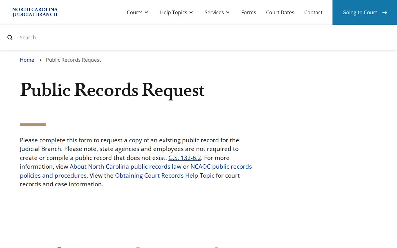 Franklin County court case records public records request boundary