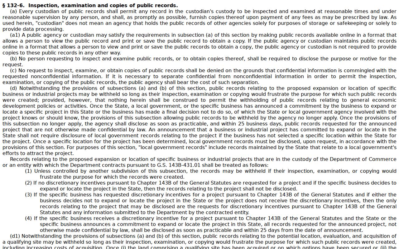 Franklin County court case records public inspection and copy statute
