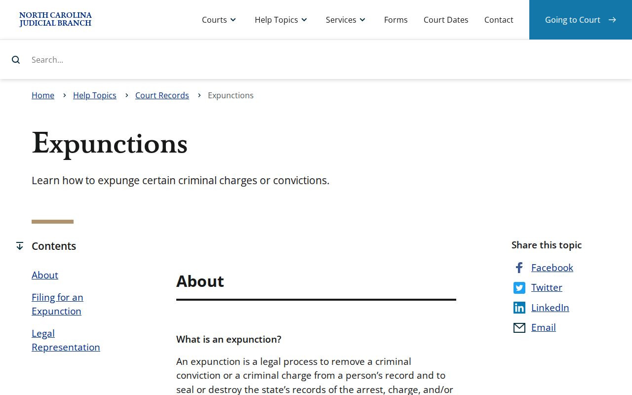 Franklin County criminal court docket expunction access source
