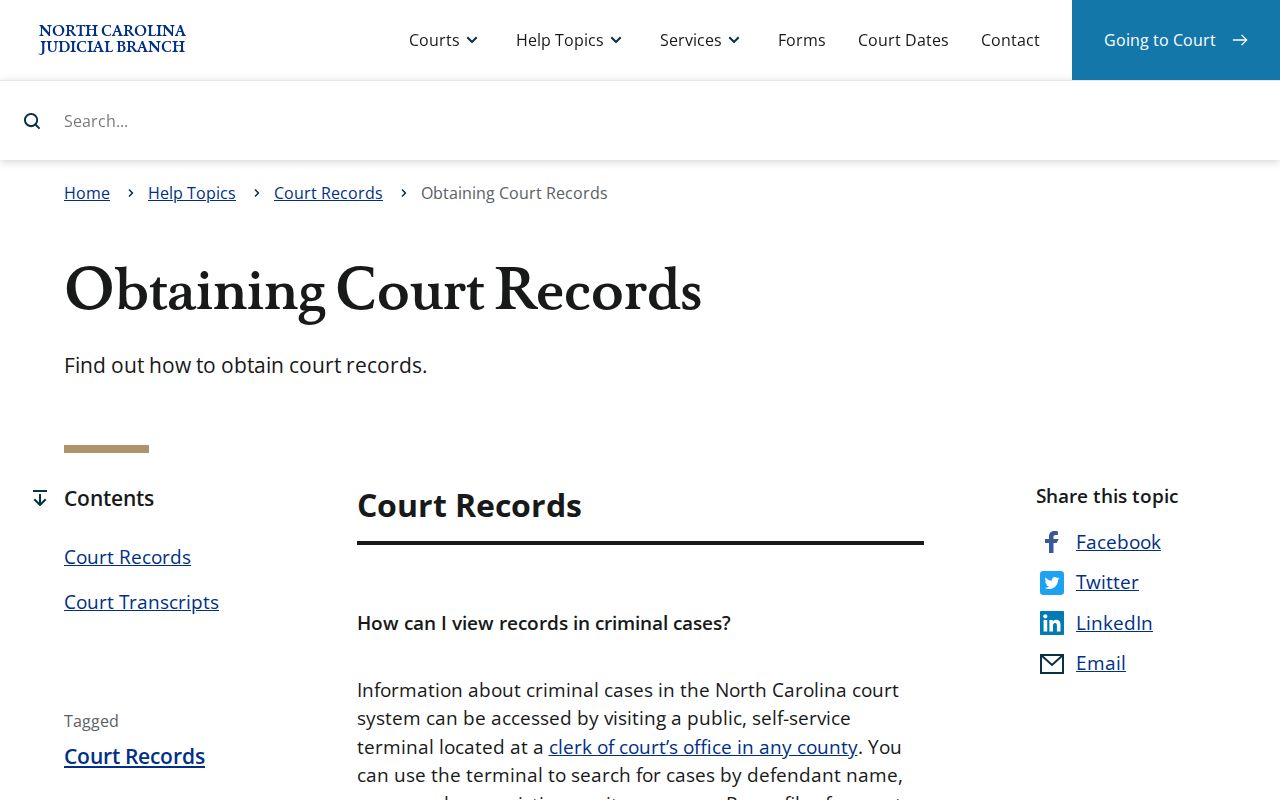 Franklin County court docket record access source
