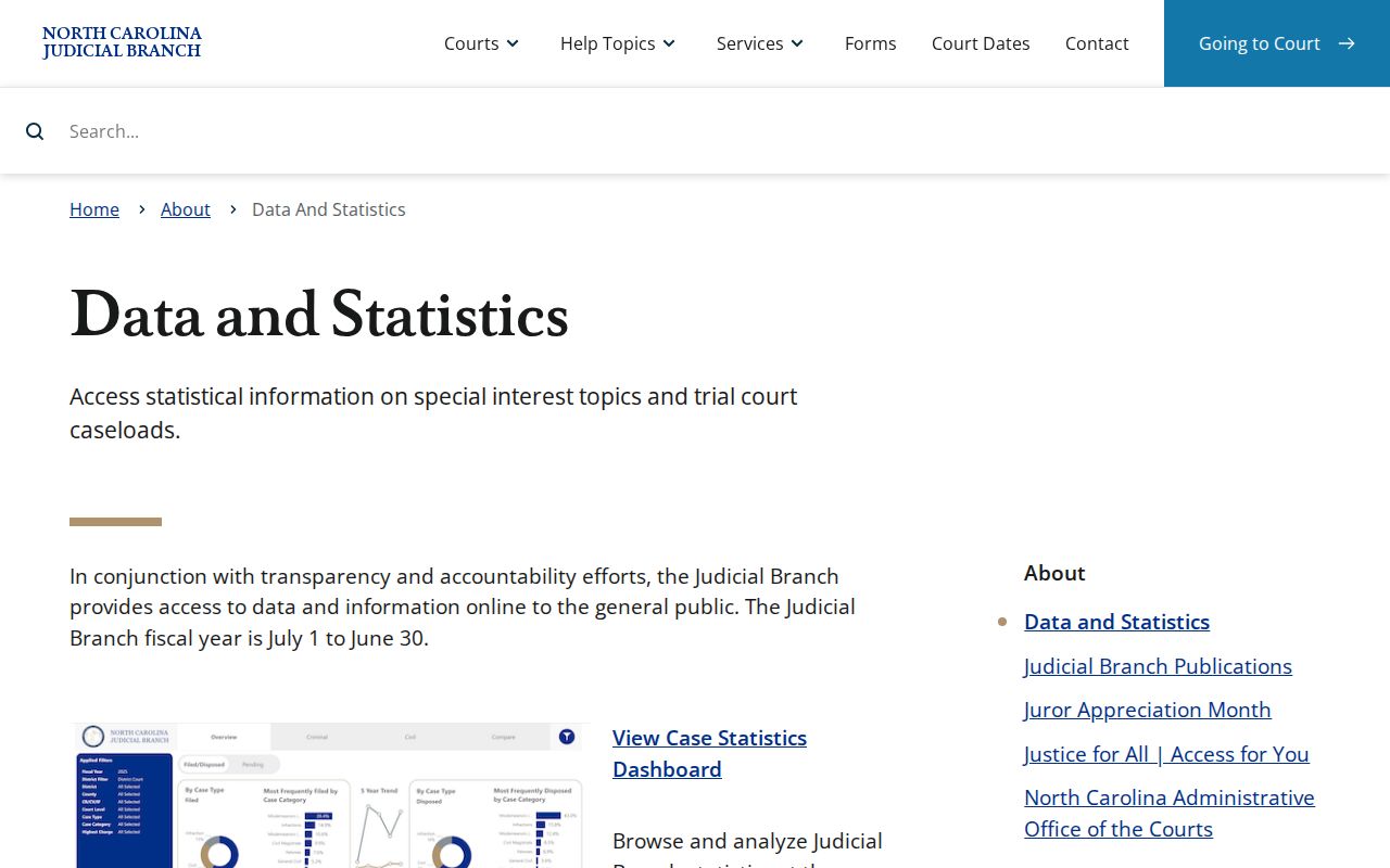 Franklin County court docket statistics source