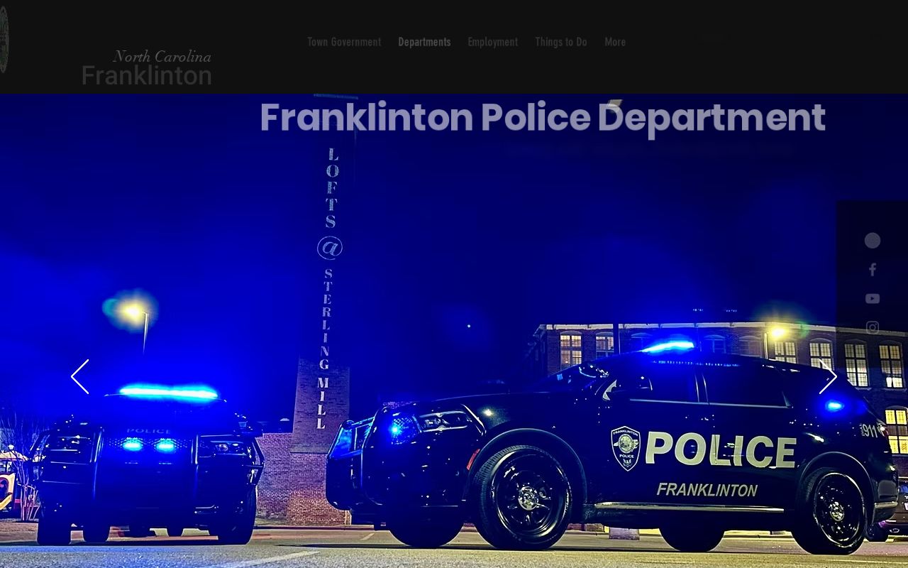 Franklinton court records boundary with the Franklinton Police Department